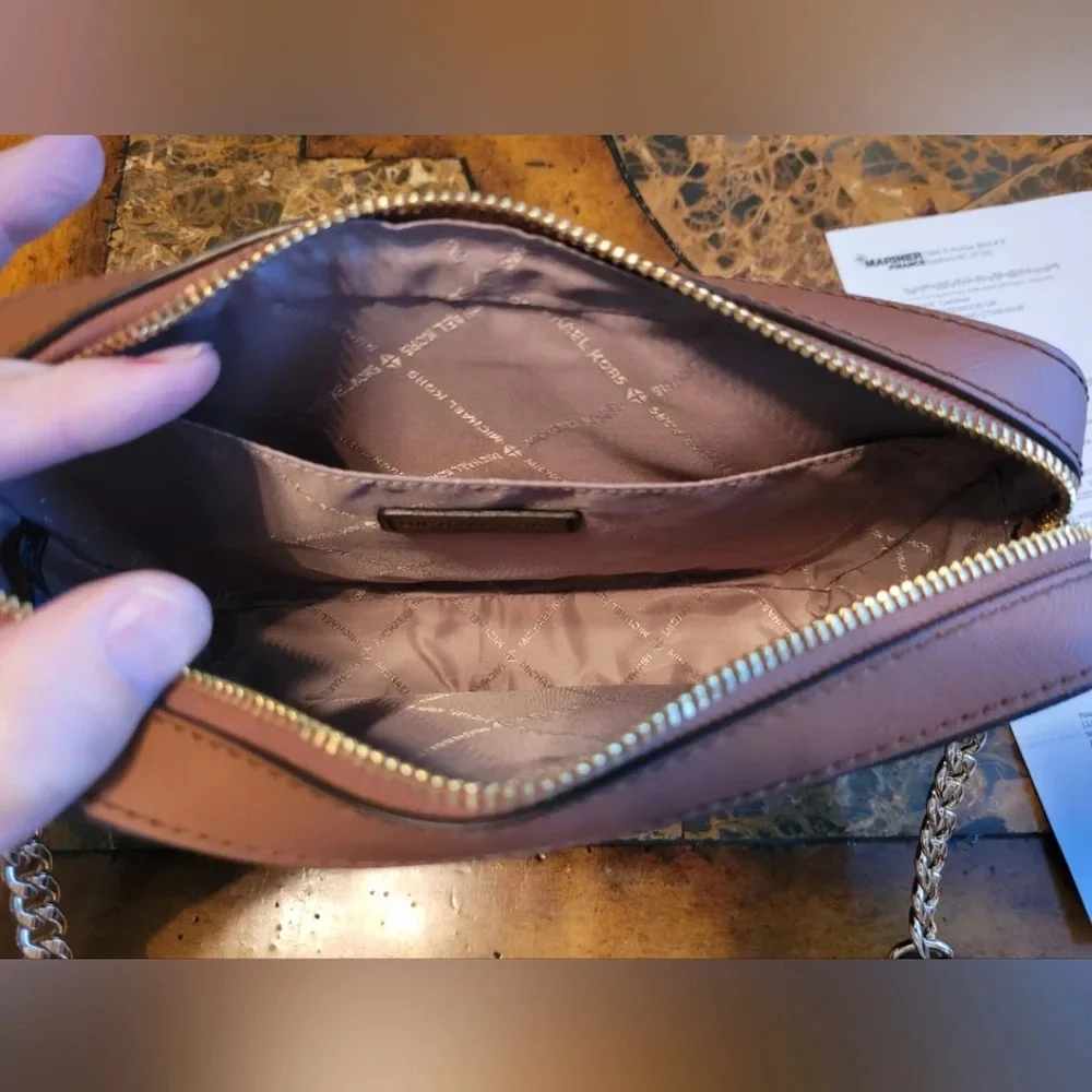 Michael Kors Brown Crossbody Bag. NWOT
